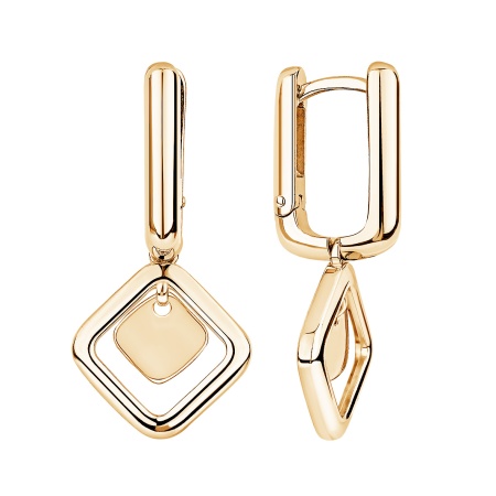 Купить оптом серьги из серебра без вставок 2320405305 от Krasnoe