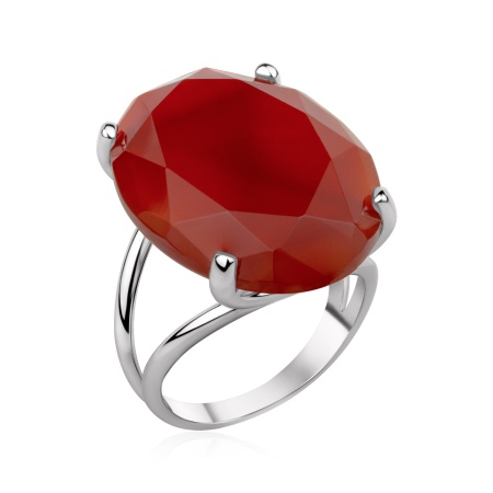 Купить оптом кольцо из серебра с агатом 1340396495-31 от Krasnoe