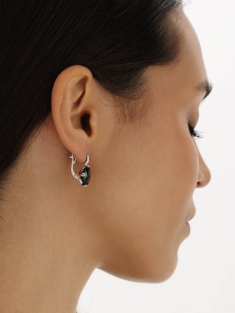 Купить оптом серьги из серебра с ситаллами 2340881497-64 от Krasnoe