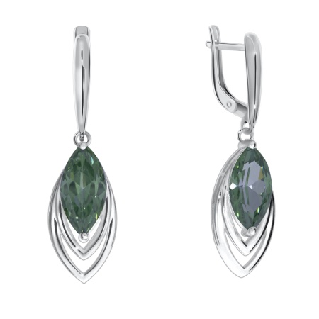 Купить оптом серьги из серебра с фианитами 2340203631-60 от Krasnoe