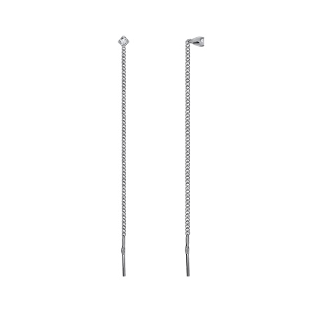 Купить оптом серьги из серебра с фианитами 2340204081-1 от Krasnoe