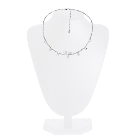 Купить оптом колье из серебра с фианитами 8340206229-40 от Krasnoe