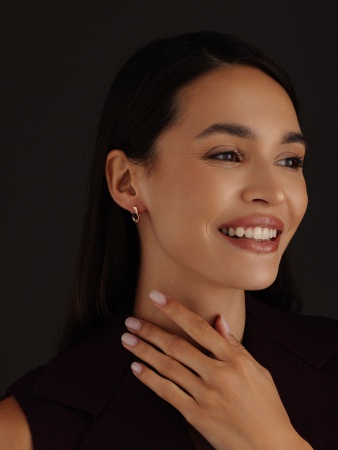 Купить оптом серьги из серебра с гранатами 2320155498 от Krasnoe