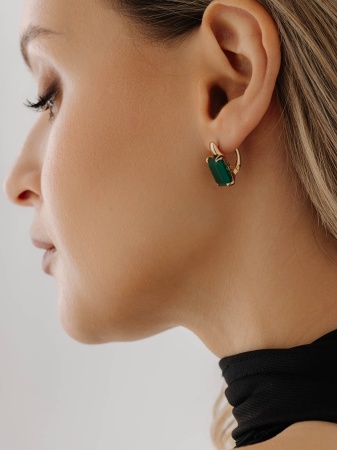 Купить оптом серьги из серебра с агатами 2320391551-60 от Krasnoe