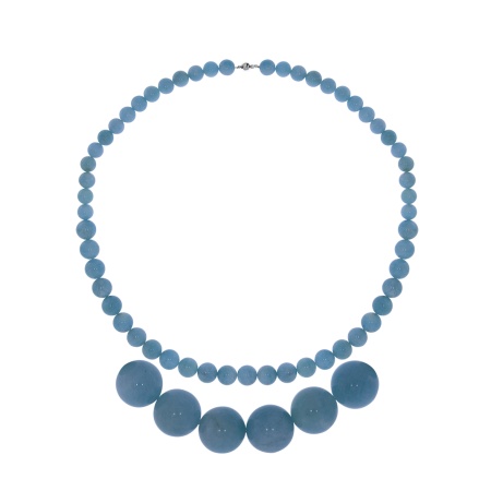 Купить оптом бусы из серебра с амазонитом 8340376082-45 от Krasnoe