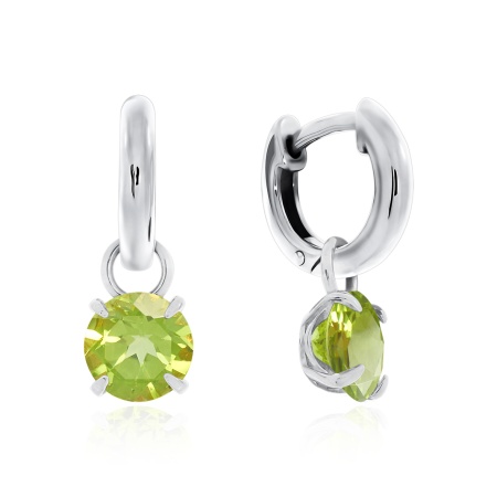 Купить оптом серьги из серебра с ситаллами 2340881799-65 от Krasnoe