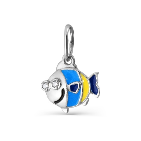 Купить оптом подвеска из серебра с фианитами 3647034107 от Krasnoe