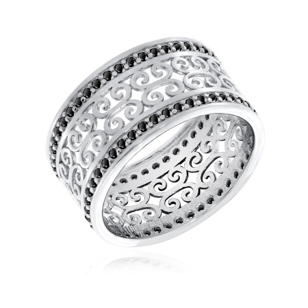 Купить оптом кольцо из серебра с фианитами 1340881322л-20-195 от Krasnoe