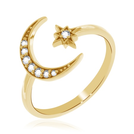 Купить оптом кольцо из серебра с фианитами 1318204810л от Krasnoe