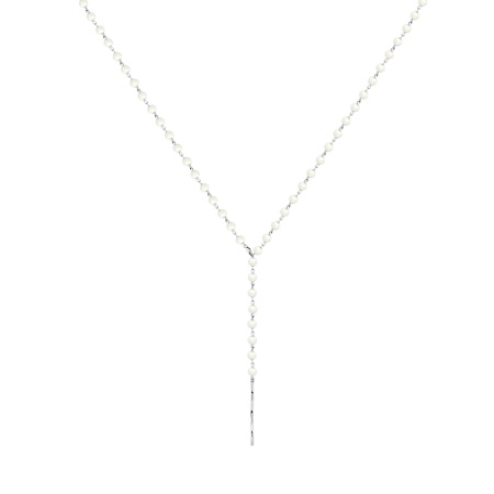 Купить оптом колье из серебра с жемчугами 8340246212 от Krasnoe