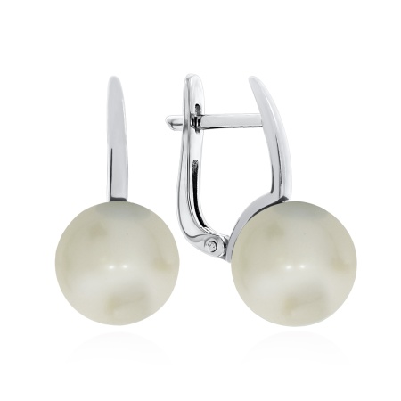 Купить оптом серьги из серебра с жемчугами 2340241557-1 от Krasnoe