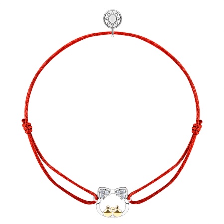 Купить оптом браслет из серебра с фианитами 4350205242л от Krasnoe