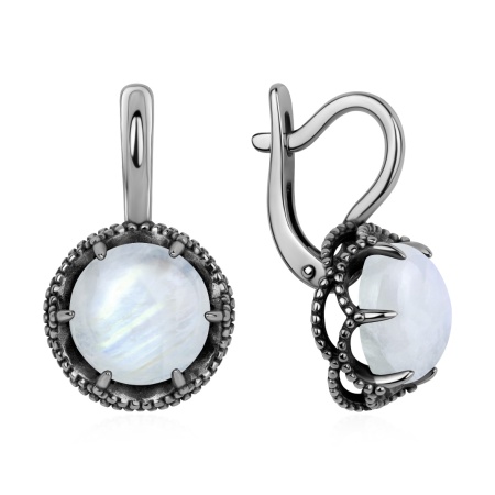 Купить оптом серьги из серебра с лунным камнем 2310936413 от Krasnoe