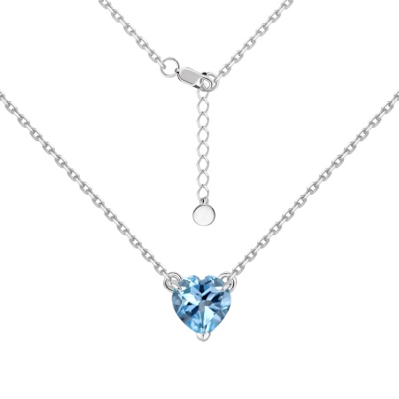 Купить оптом колье из серебра с топазом 8340075615-16-36-71 от Krasnoe