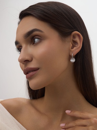 Купить оптом серьги из серебра с кошачий глазами 2340264318-21 от Krasnoe