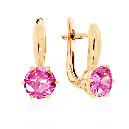 Купить оптом серьги из серебра с топазами 2320071408-30 от Krasnoe