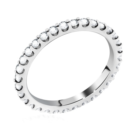 Купить оптом кольцо из серебра с фианитами 1340201315-195 от Krasnoe