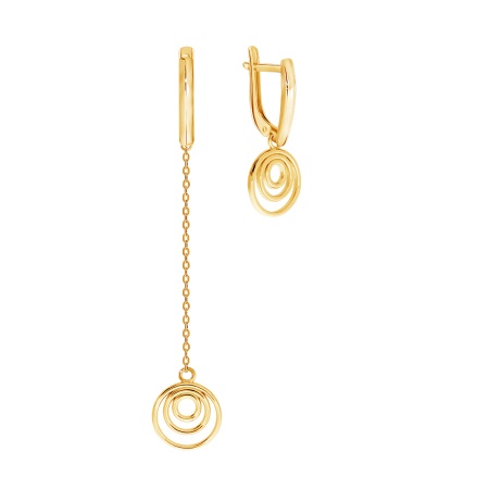 Купить оптом серьги из серебра без вставок 2320401242 от Krasnoe