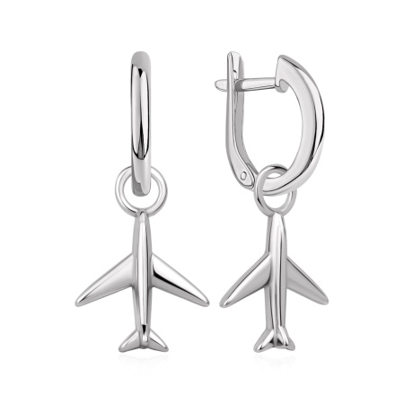 Купить оптом серьги из серебра без вставок 2340405847 от Krasnoe