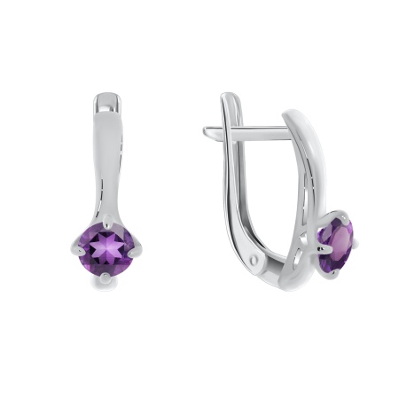 Купить оптом серьги из серебра с фианитами 2340200261-92 от Krasnoe