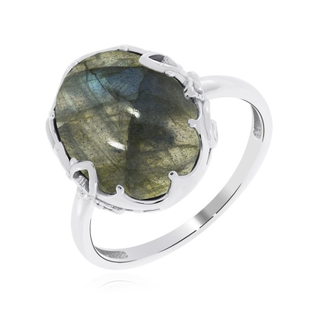 Купить оптом кольцо из серебра с лабрадоритом 1340Л01945 от Krasnoe