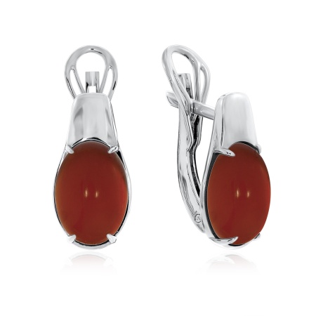 Купить оптом серьги из серебра с агатами 2340390991-31 от Krasnoe