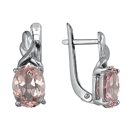 Купить оптом серьги из серебра с кристаллами 3707013536-36 от Krasnoe