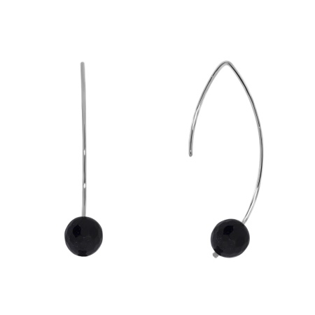 Купить оптом серьги из серебра с синтетическими авантюринами 2340361063-80 от Krasnoe