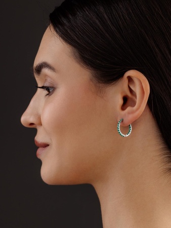 Купить оптом серьги из серебра с агатами 2340391315-60 от Krasnoe