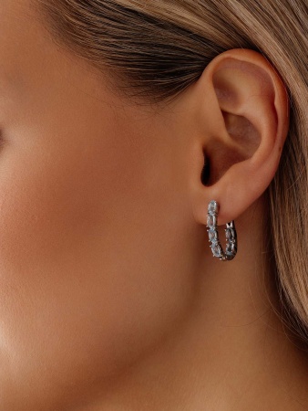 Купить оптом серьги из серебра с топазами 2340071164 от Krasnoe