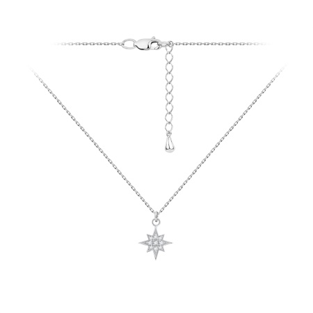 Купить оптом колье из серебра с фианитами 8340204770л-5-9-40 от Krasnoe