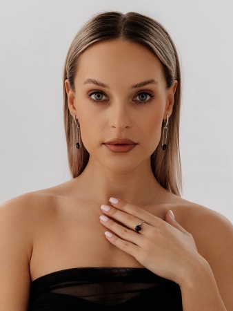 Купить оптом серьги из серебра с агатами 2340391516-20 от Krasnoe