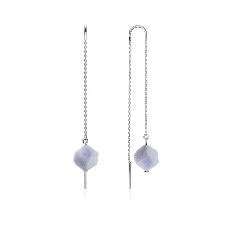 Купить оптом серьги из серебра с агатами 2340390703-9-84 от Krasnoe