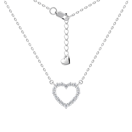 Купить оптом колье из серебра с фианитами 8340204777-3-38 от Krasnoe