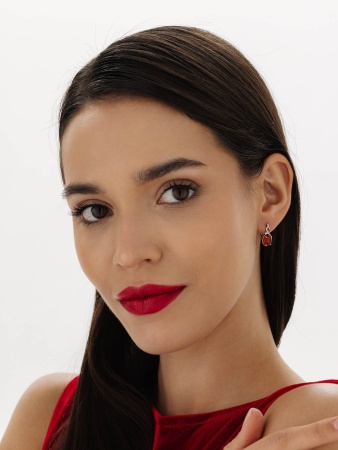 Купить оптом серьги из серебра с агатами 2340396336-31 от Krasnoe