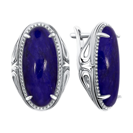 Купить оптом серьги из серебра с агатами 2340395113-80 от Krasnoe