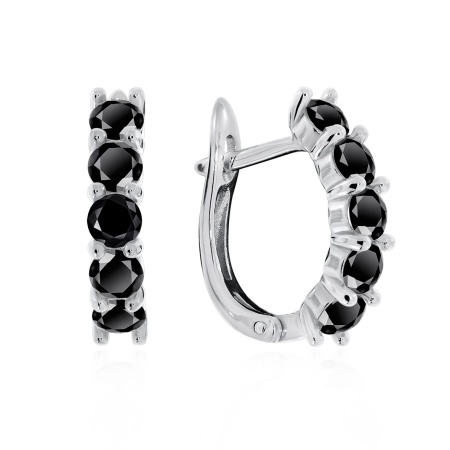 Купить оптом серьги из серебра с фианитами 2340201321-20 от Krasnoe