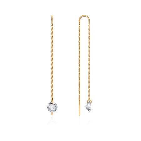 Купить оптом серьги из серебра с фианитами 2320200760-1 от Krasnoe