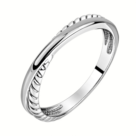 Купить оптом кольцо из серебра без вставок 1310405448 от Krasnoe