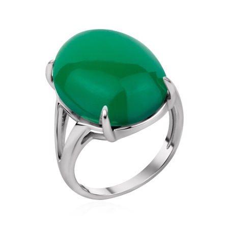 Купить оптом кольцо из серебра с агатом 1340396600-60 от Krasnoe