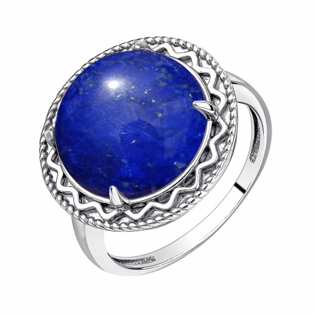 Купить оптом кольцо из серебра с лазуритом 1340471999 от Krasnoe