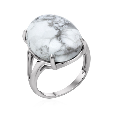 Купить оптом кольцо из серебра с кахолонгом 1340К06600 от Krasnoe