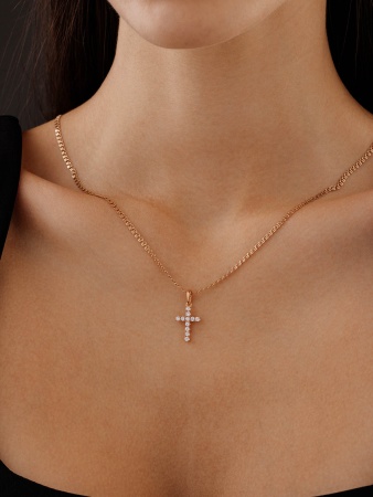 Купить оптом подвеска из серебра с фианитами 3320204679 от Krasnoe