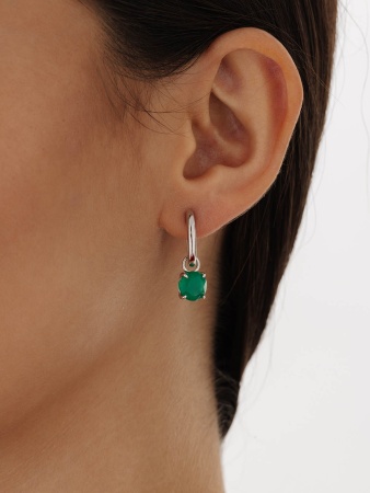 Купить оптом серьги из серебра с агатами 2340391784-60 от Krasnoe