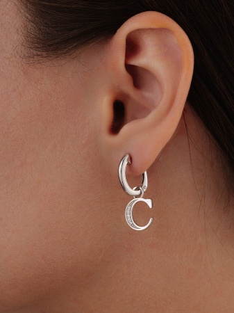 Купить оптом серьги из серебра с фианитами 2340205858л от Krasnoe