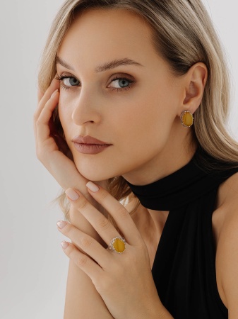 Купить оптом серьги из серебра с агатами 2340395733-50 от Krasnoe