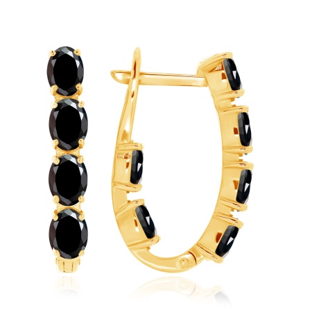 Купить оптом серьги из серебра с турмалинами 2320081182-20 от Krasnoe