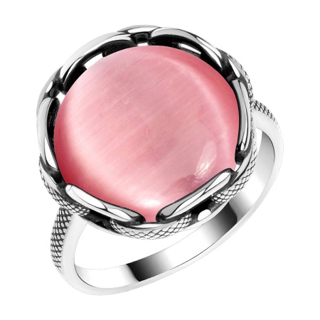 Купить оптом кольцо из серебра с кошачий глазом 1310265735-30 от Krasnoe