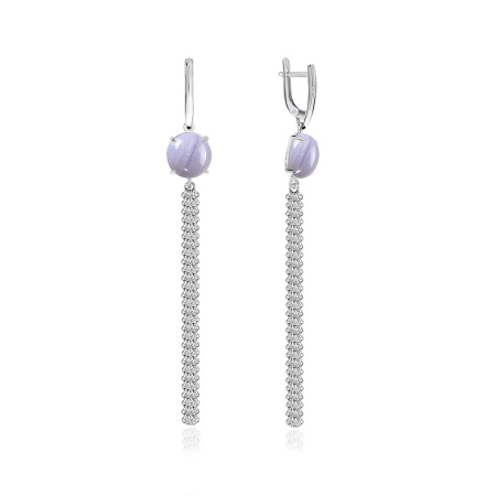 Купить оптом серьги из серебра с агатами 2340392304-84 от Krasnoe