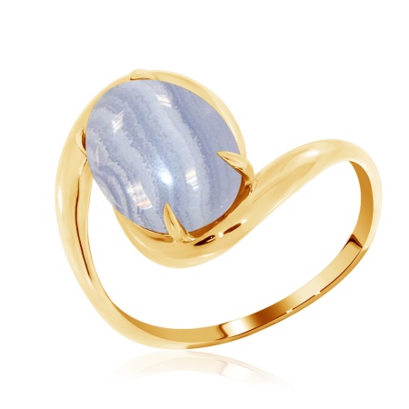 Купить оптом кольцо из серебра с агатом 1320391827-84 от Krasnoe